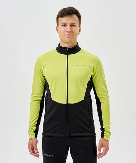Тренировочная куртка Nordski Advance Lime/Black