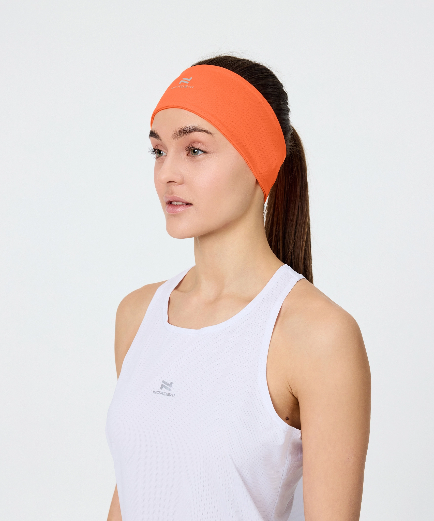 Повязка Nordski Run White