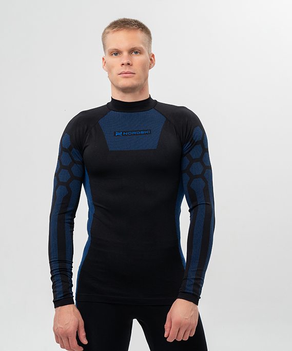 Комплект термобелья Nordski Snake Black/Blue