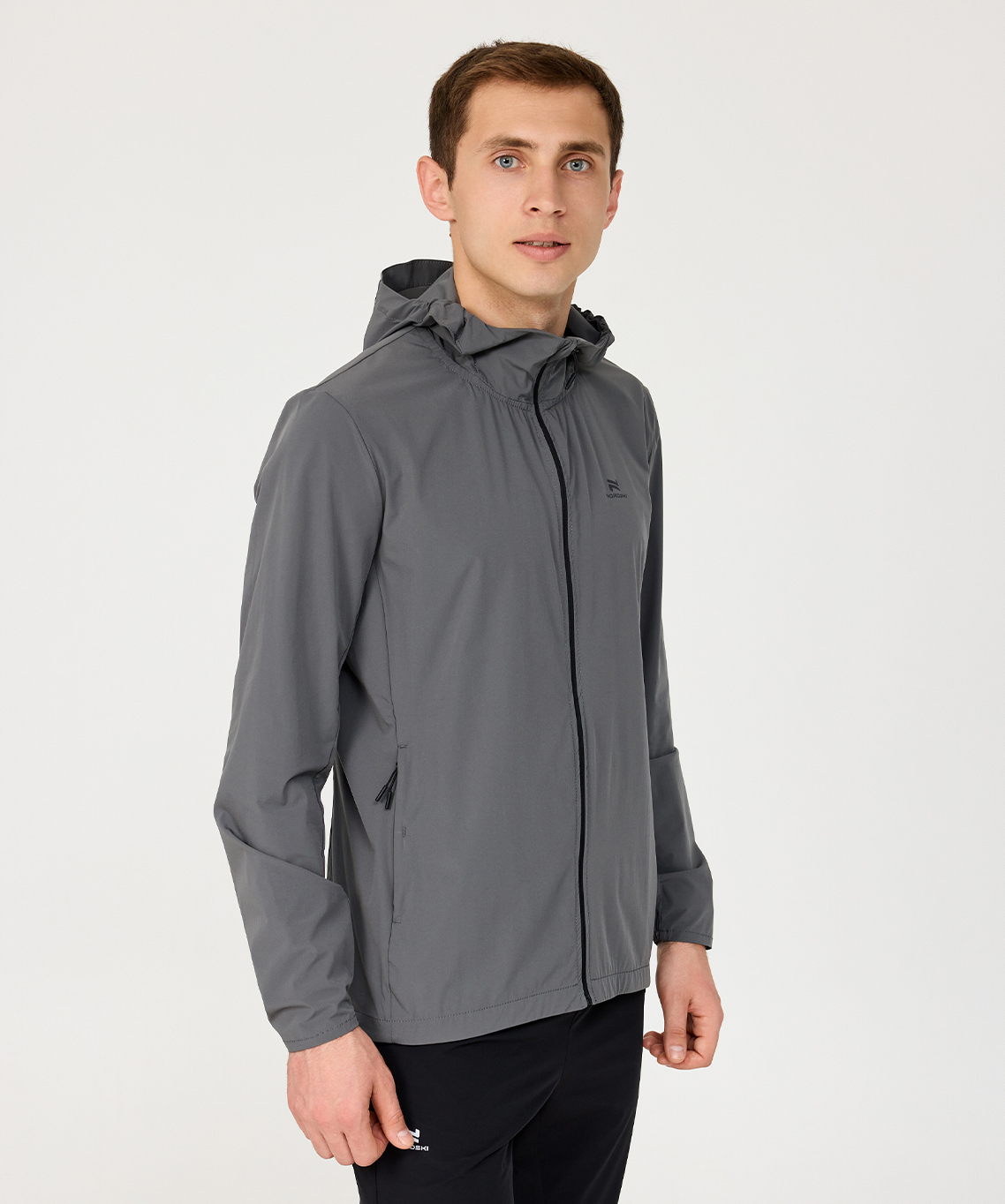 Ветровка беговая Nordski Stayer Graphite