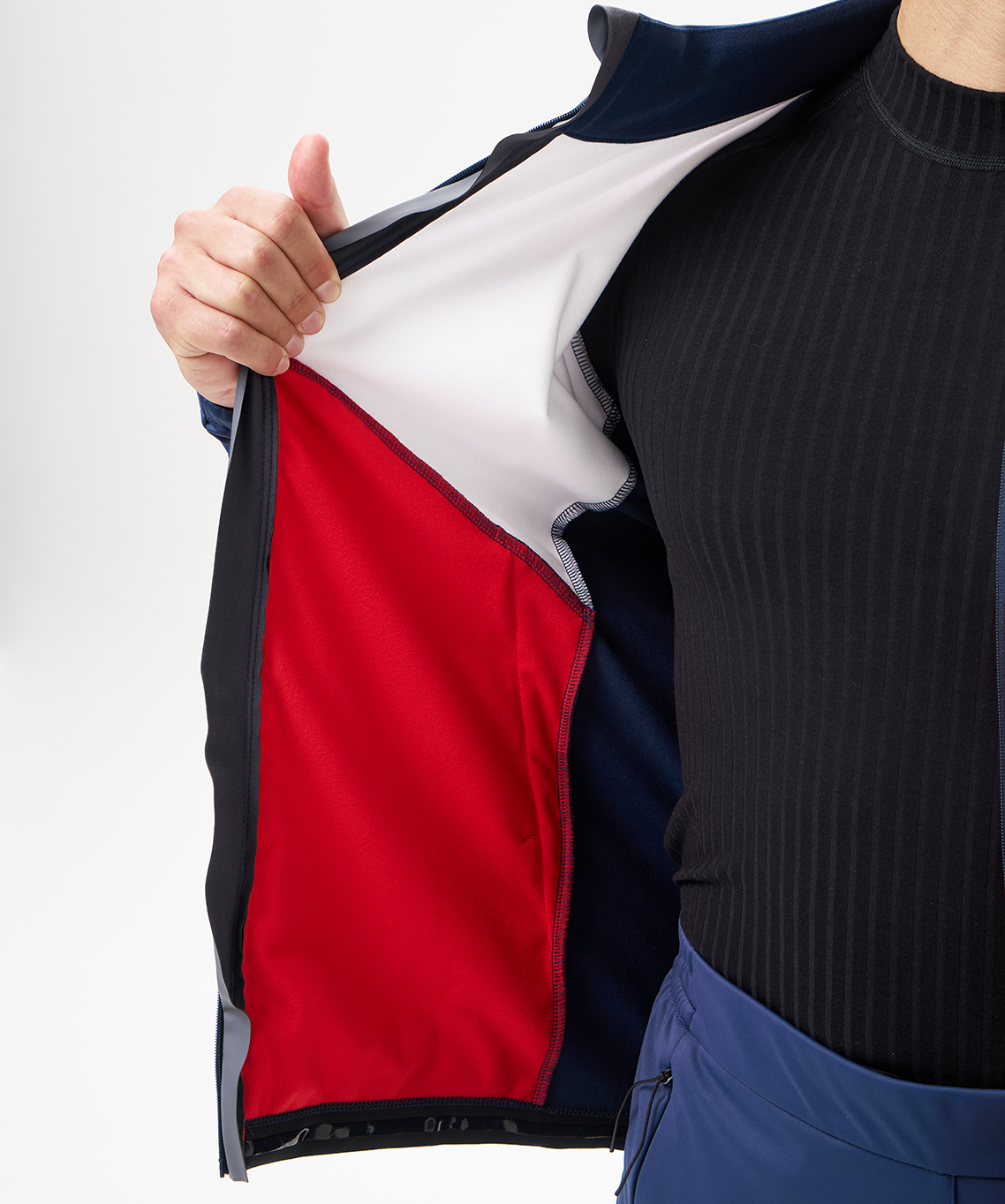 Тренировочная куртка Nordski Pro 2.0 White/Red/Blue