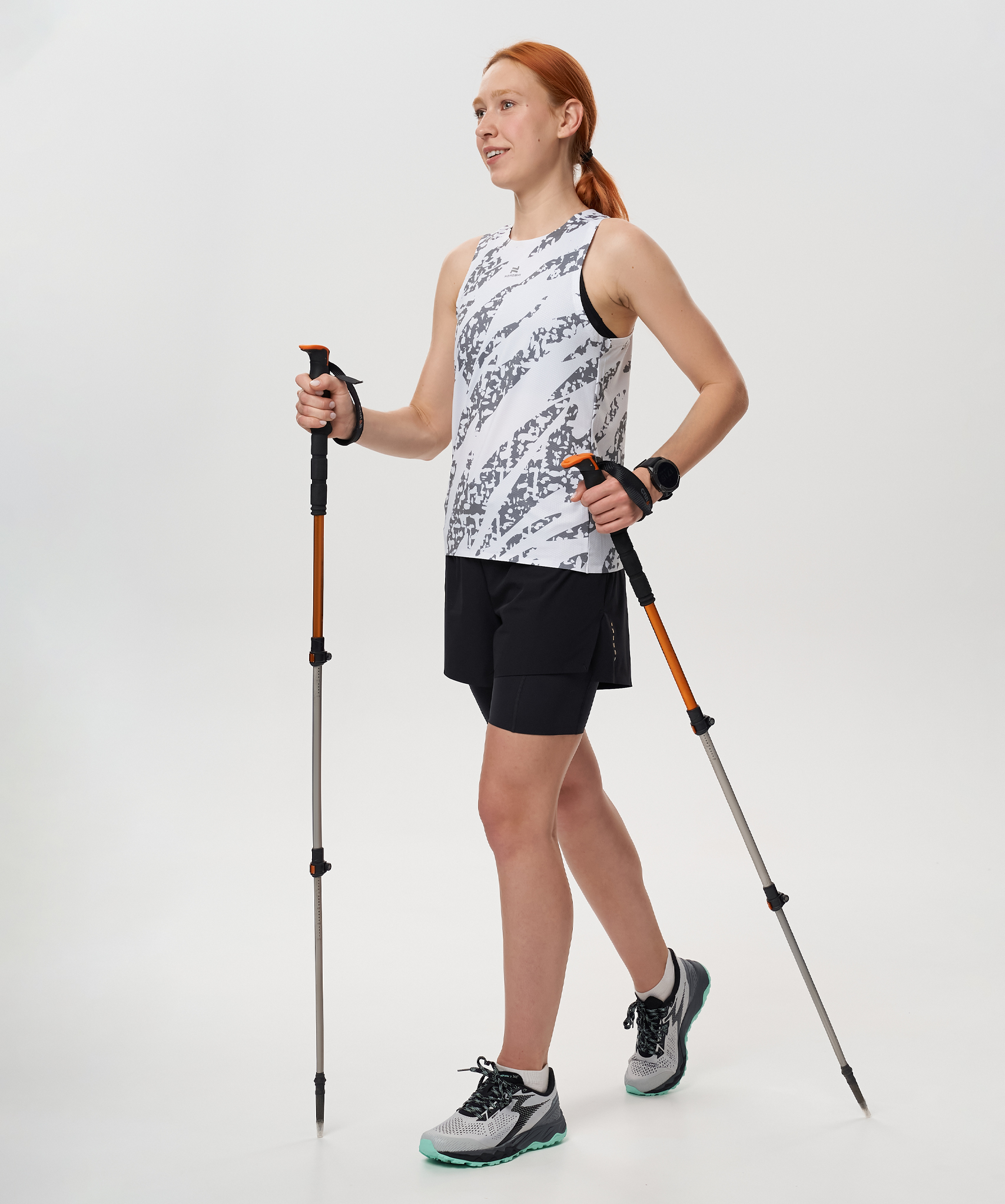Шорты 2 в 1 Nordski Trail Black W