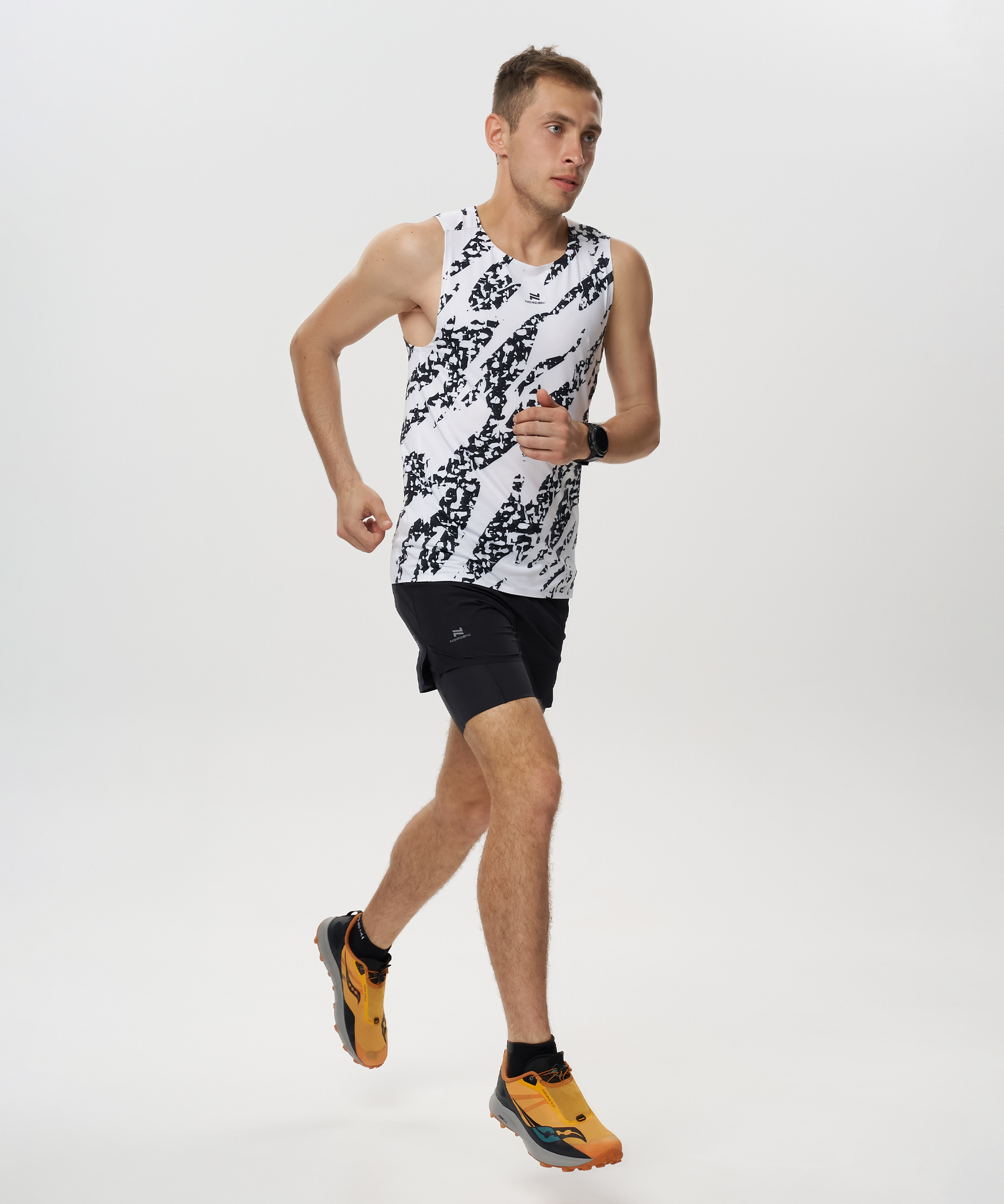 Шорты 2 в 1 Nordski Trail Black