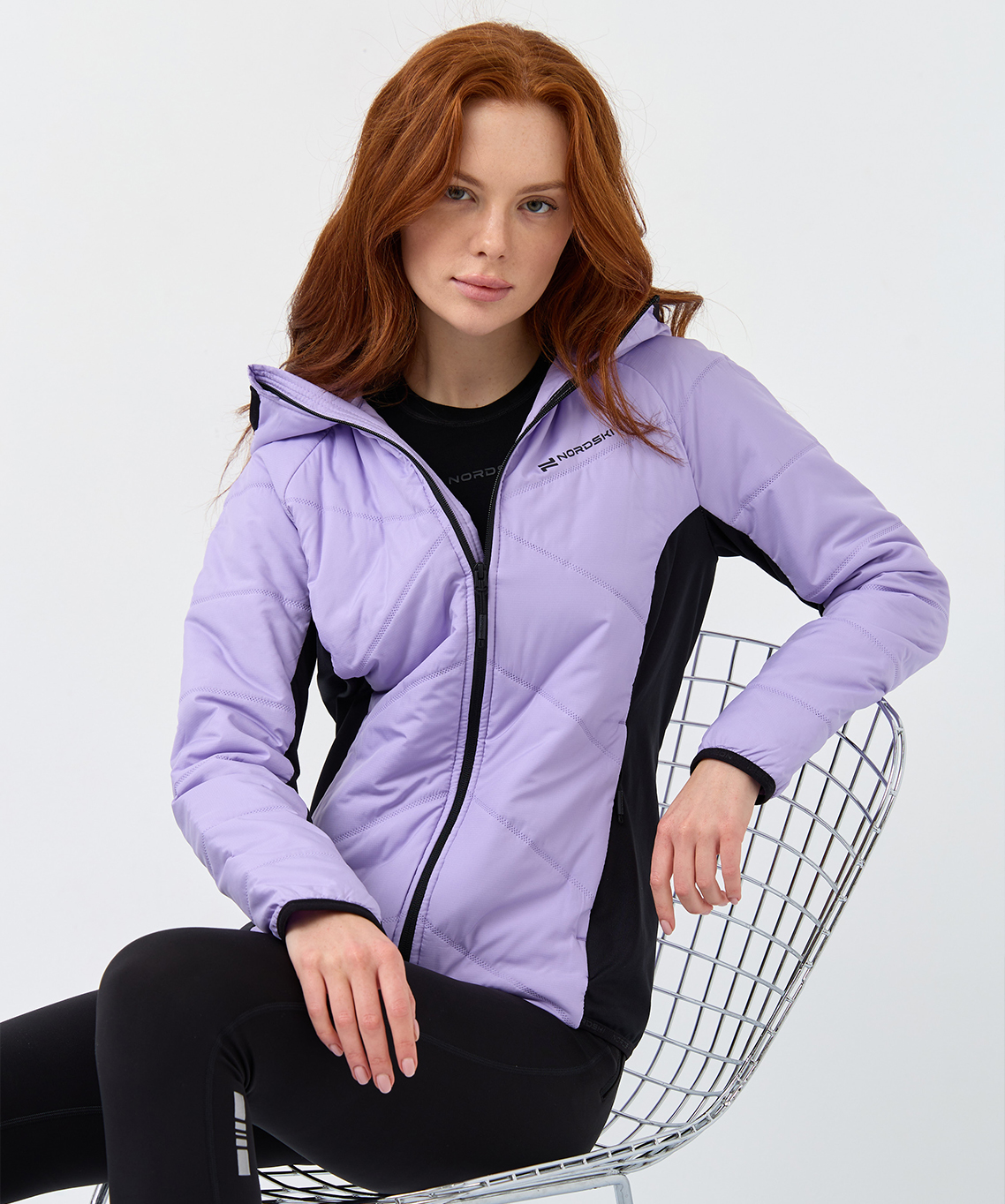 Куртка Nordski Hybrid Warm 2.0 Lavender/Black W