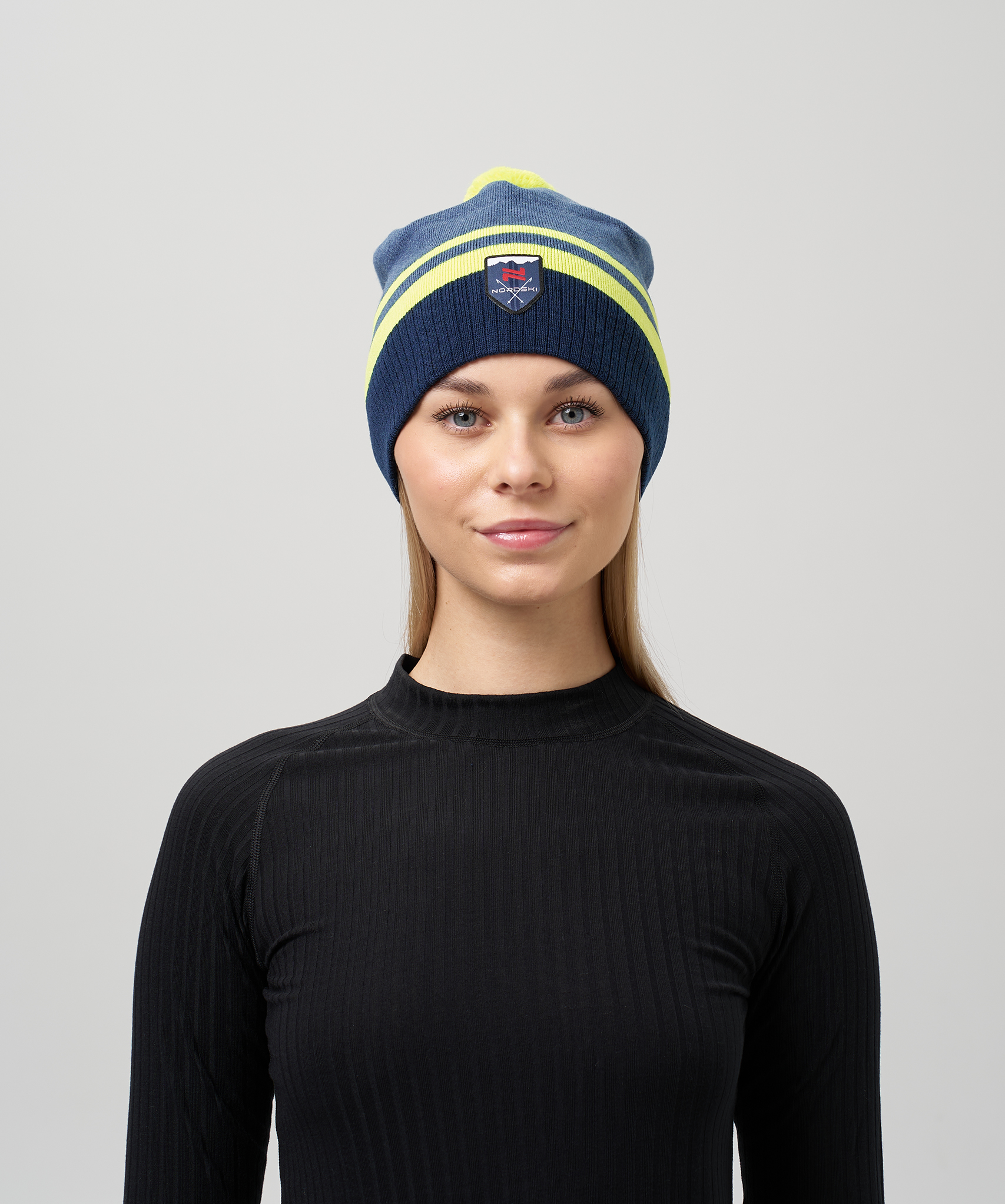 Шапка Nordski Move Ice Mint/Dark Jeans