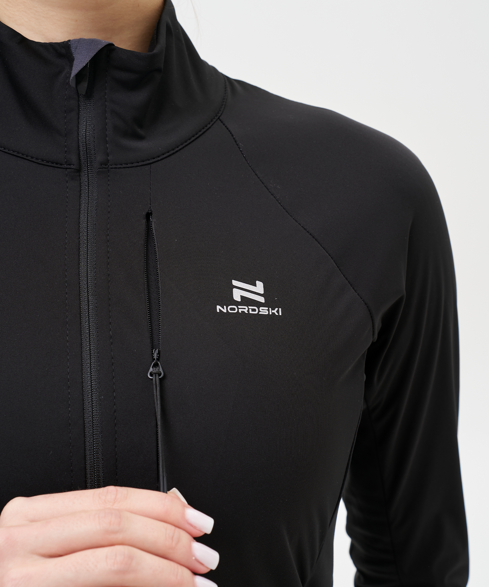 Тренировочная куртка Nordski Race Black W